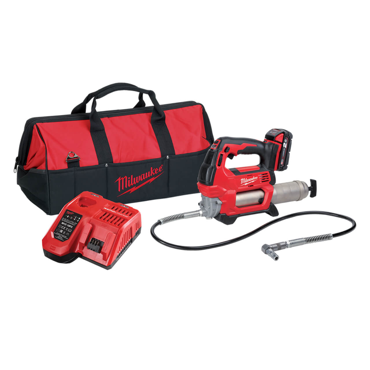 Milwaukee M18 Cordless 2-Speed Grease Gun Kit