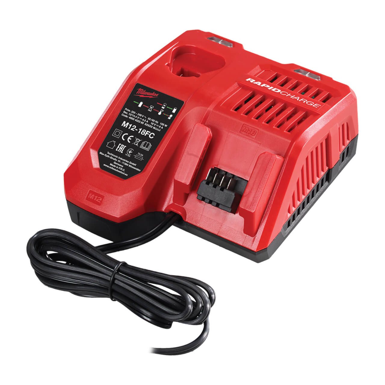 Milwaukee M12 & M18 Rapid Charger