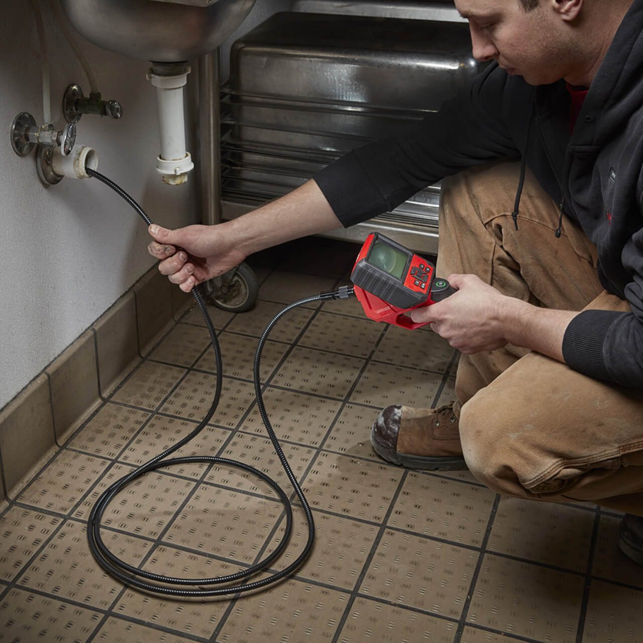 Milwaukee M12 M-Spector Cordless Flex Inspection Camera Cable Kit Skin Only