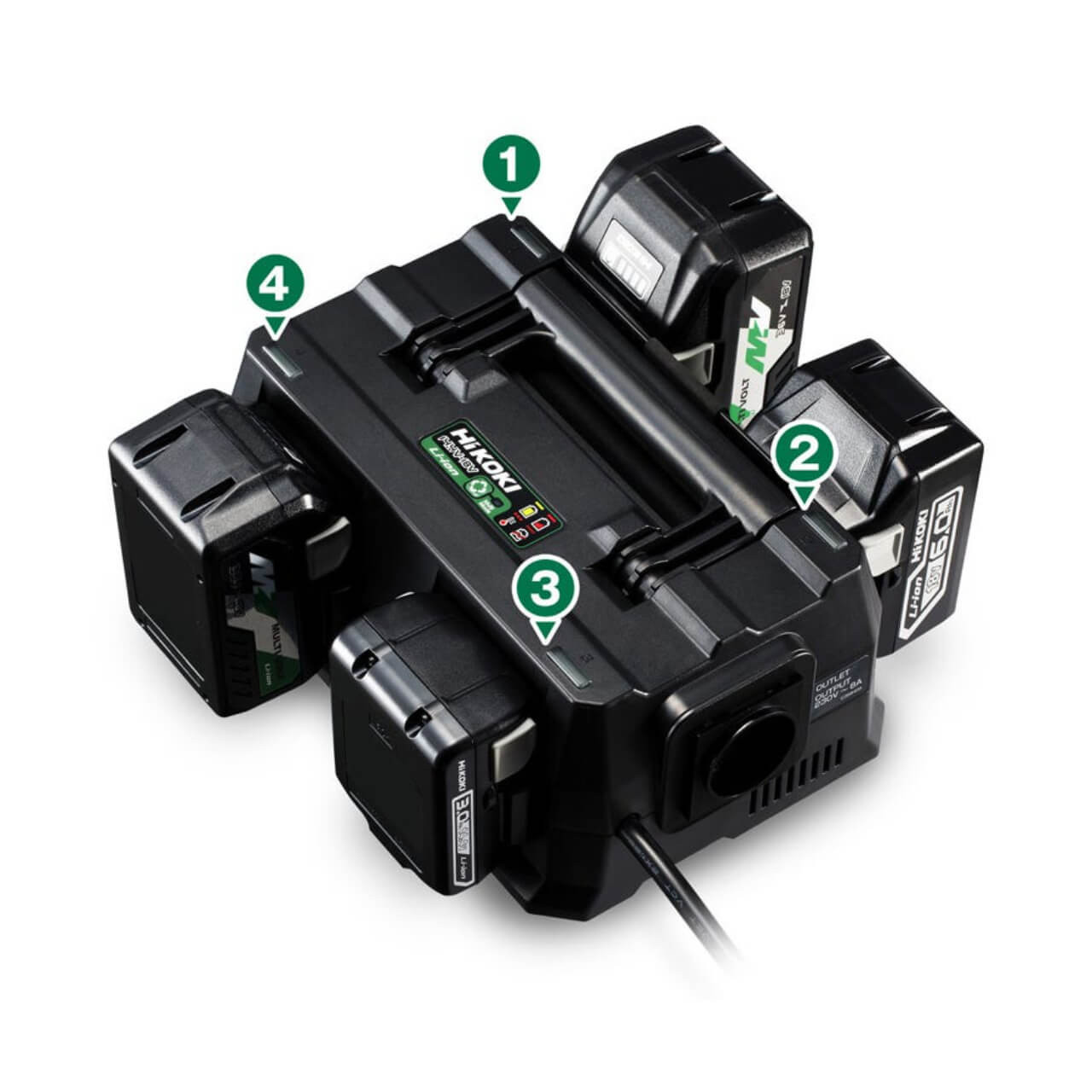 Hikoki 4 Port Multi Charger