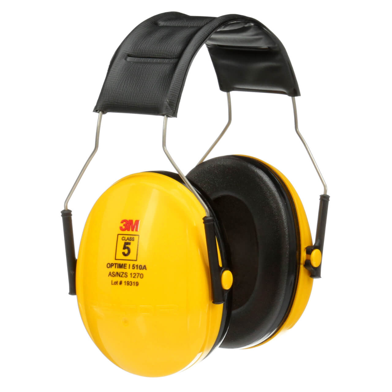 3M Peltor Optime I H510A Yellow Low Profile Headband Format Earmuffs