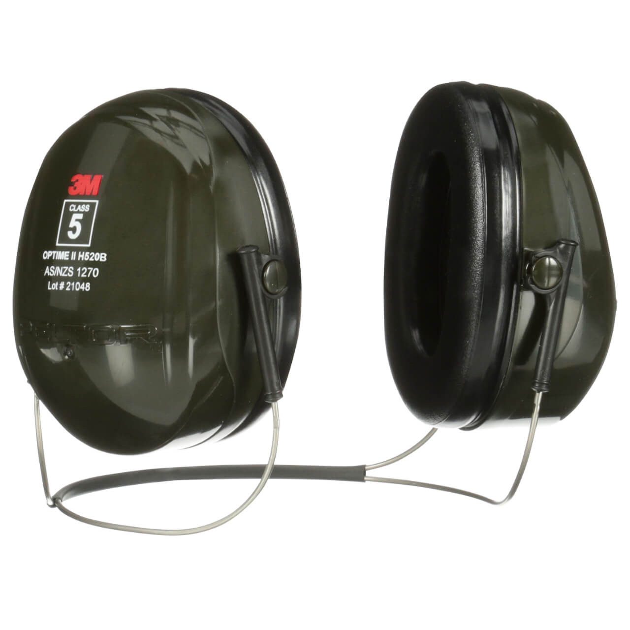 3M Peltor Optime II H520 Green Neckband Format Earmuffs