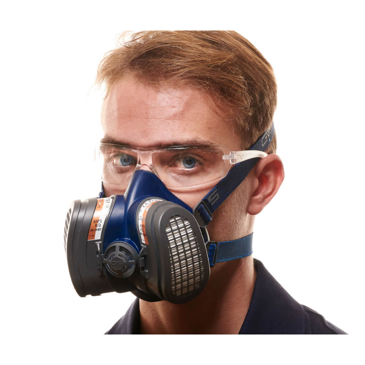 GVS Elipse Half Mask Paint Respirator with A1P3 Filters - M/L