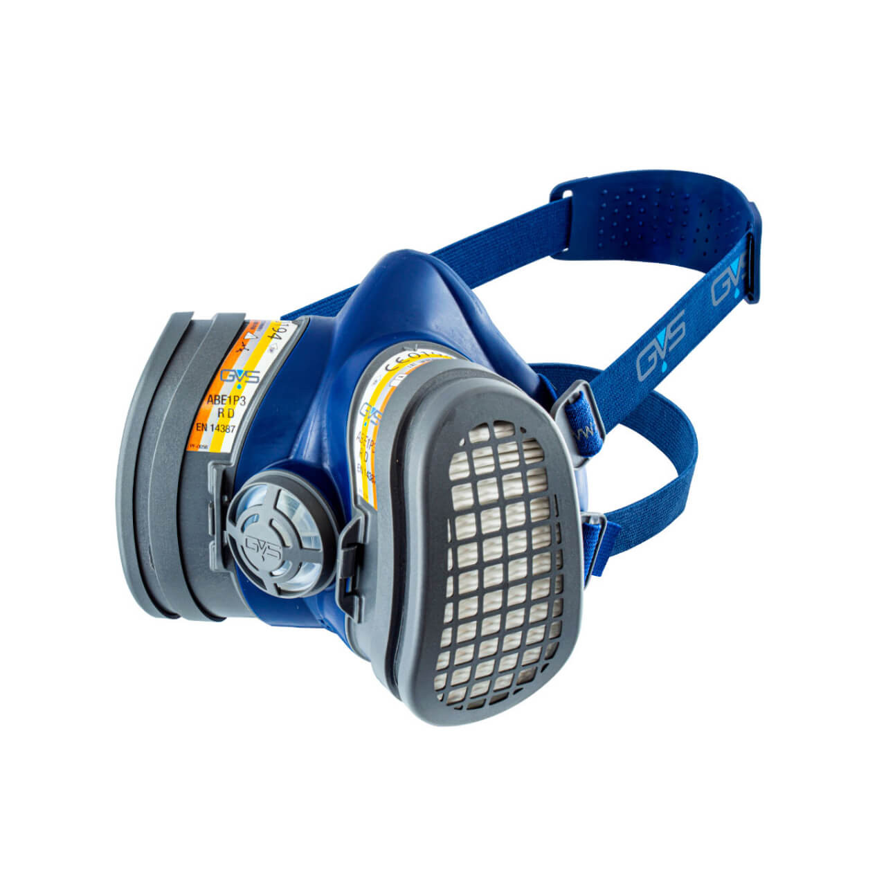 GVS Elipse Half Mask Multigas Respirator with ABE1P3 Filters - M/L