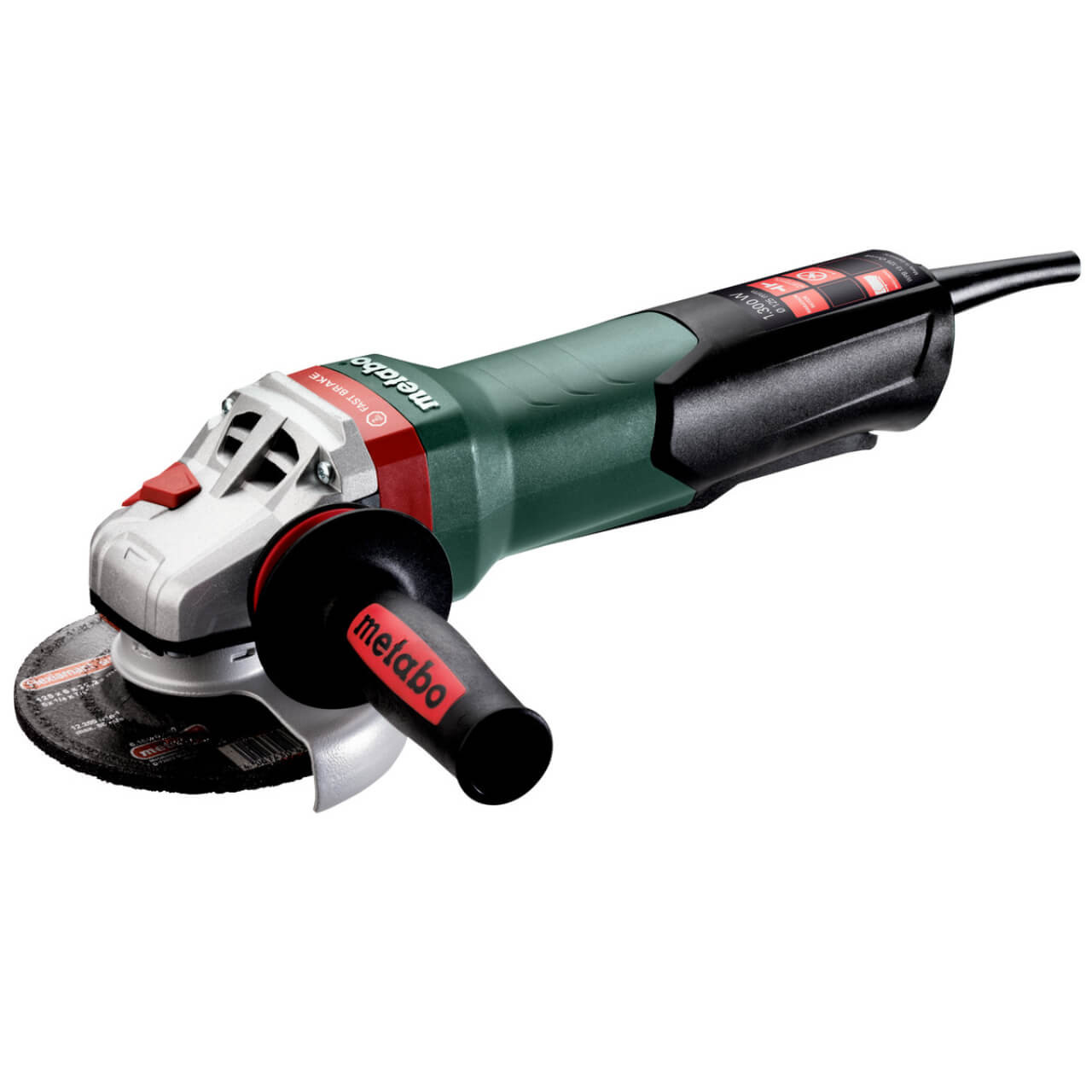 Metabo WPB 13-125 Quick Angle Grinder 125mm 1300W Paddle Switch