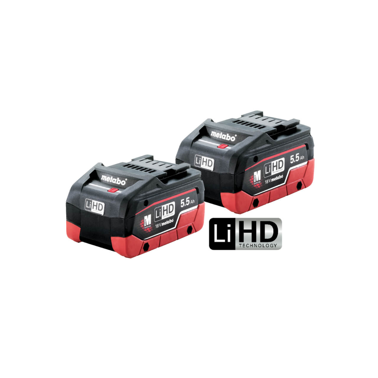 Metabo 5.5 LiHD TP 18V 5.5Ah Li-ion Battery Twin Pack