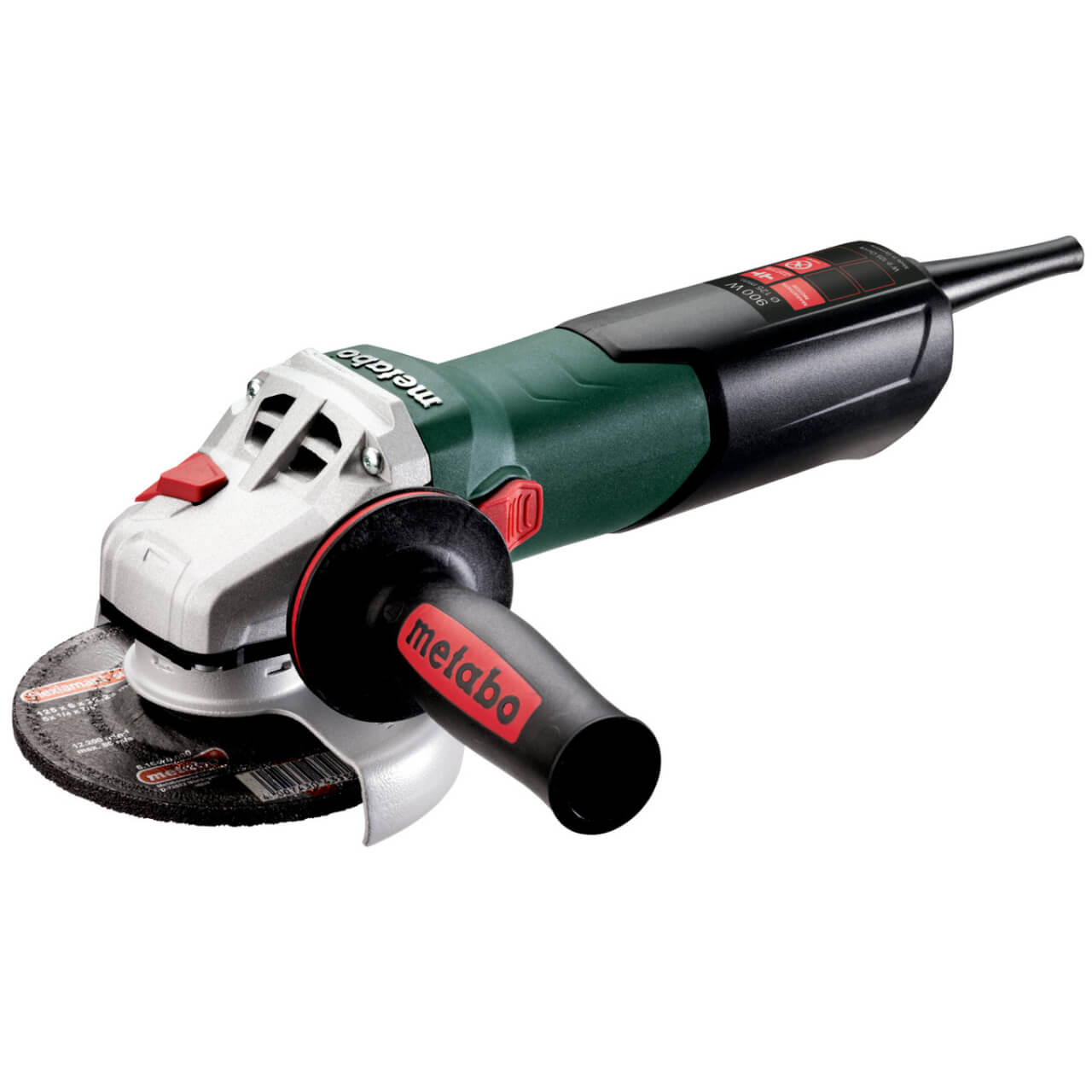 Metabo W 9-125 QUICK Angle Grinder 125mm 900W Safety Clutch Quick Locking Nut