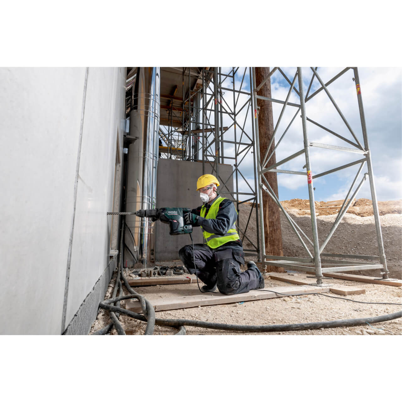 Metabo KHEV 8-45 BL Brushless SDS Max Rotary Hammer 2 Mode 45mm 1500W