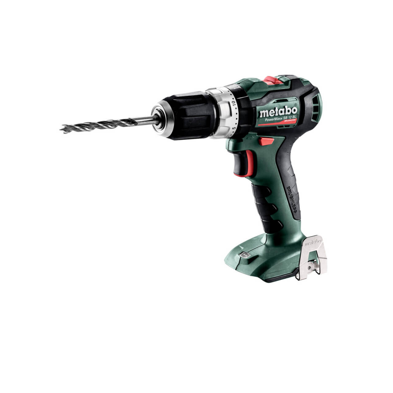 Metabo PowerMaxx SB 12 BL 12V Brushless Hammer Drill 10mm - Skin Only