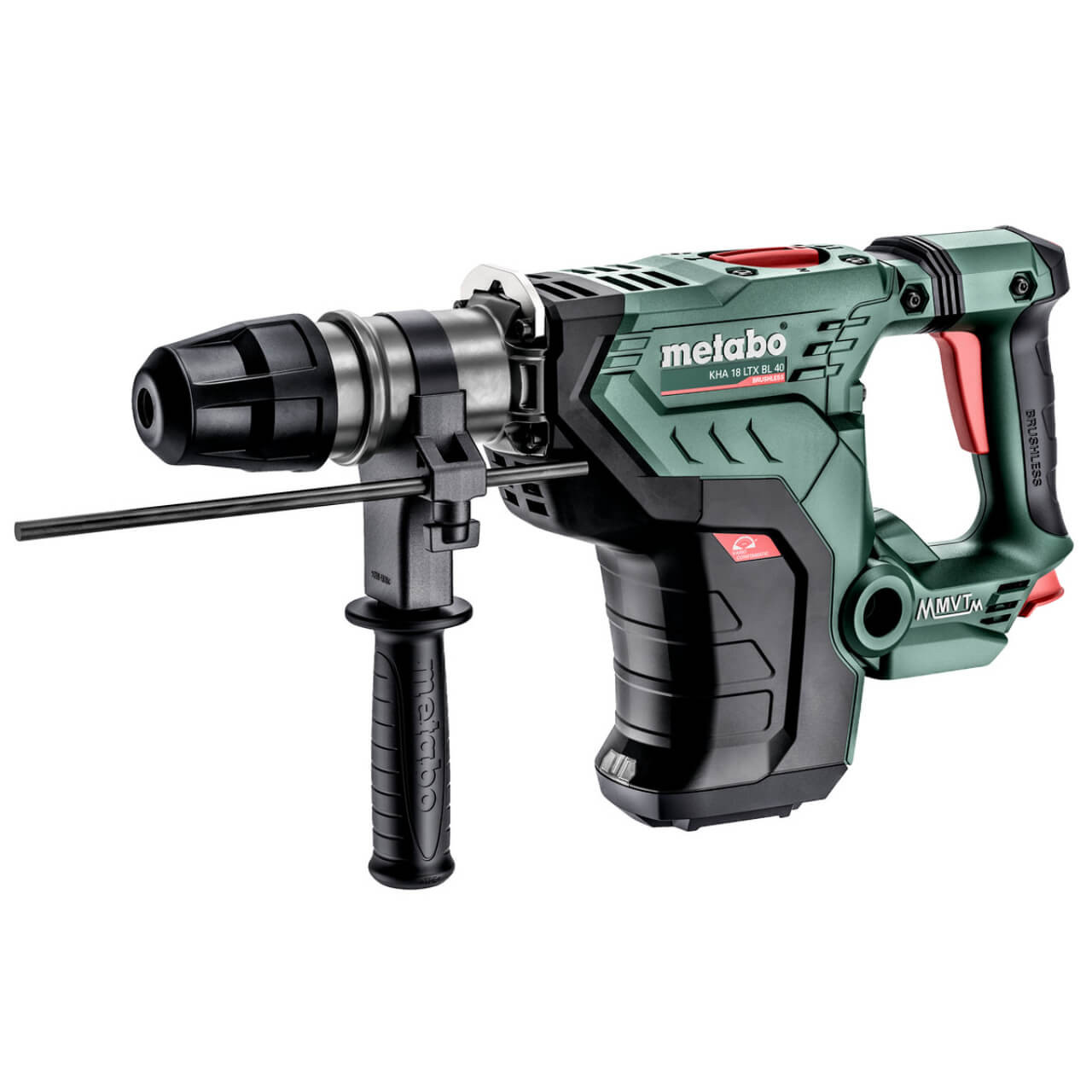 Metabo KHA 18 LTX BL 40 18V Brushless LTX Class SDS Max Rotary Hammer Drill 2-mode 40 mm - Skin Only