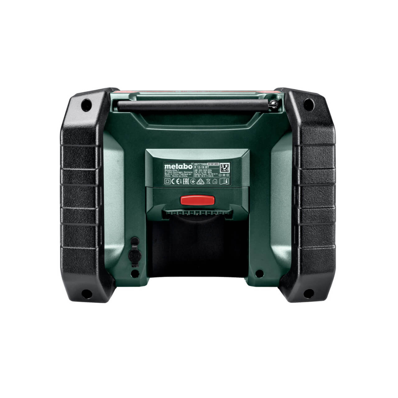 Metabo R 12-18 BT 12V/18V Compact AM/FM worksite radio with Bluetooth - Skin Only