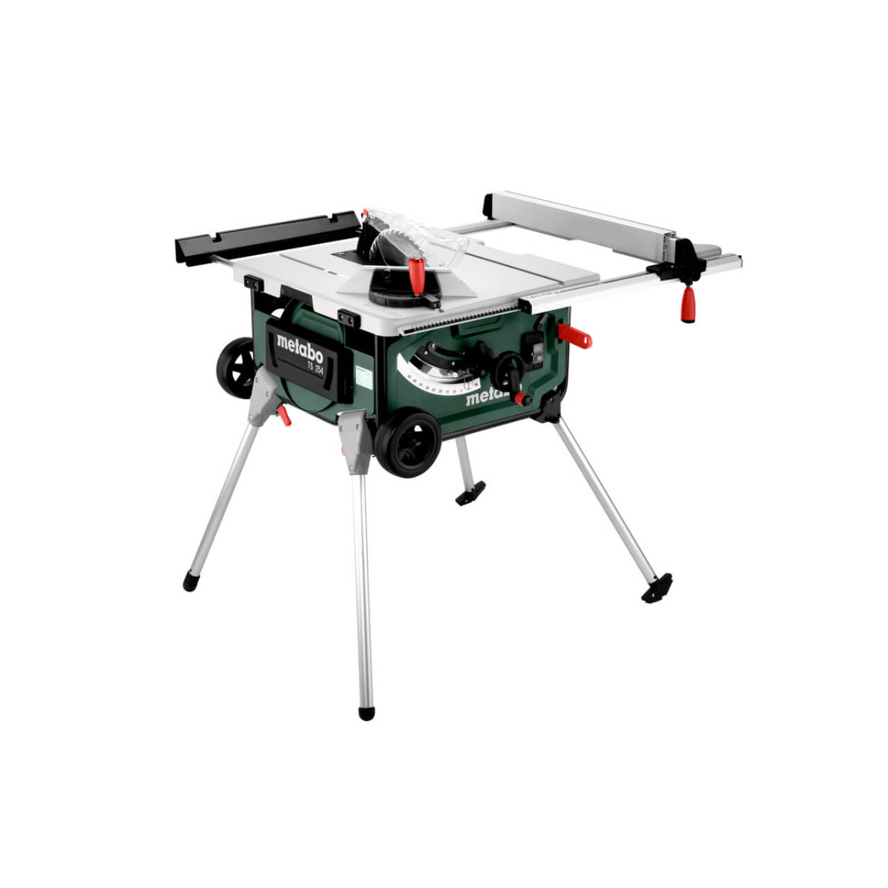 Metabo TS 254 Trolley Table Saw with Stand 2000W 254mm x 30mm TCT Blade