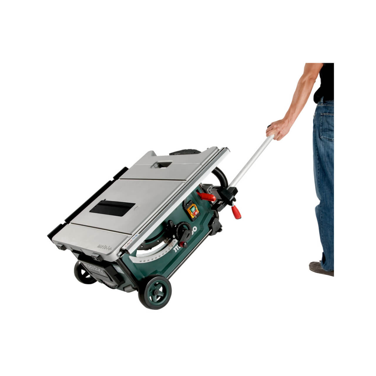 Metabo TS 254 Trolley Table Saw with Stand 2000W 254mm x 30mm TCT Blade