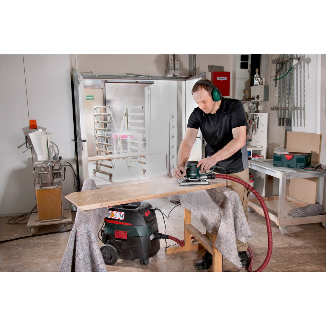 Metabo SRE 4351 Turbotec Orbital Sander 350W 1/2 Sheet 350W