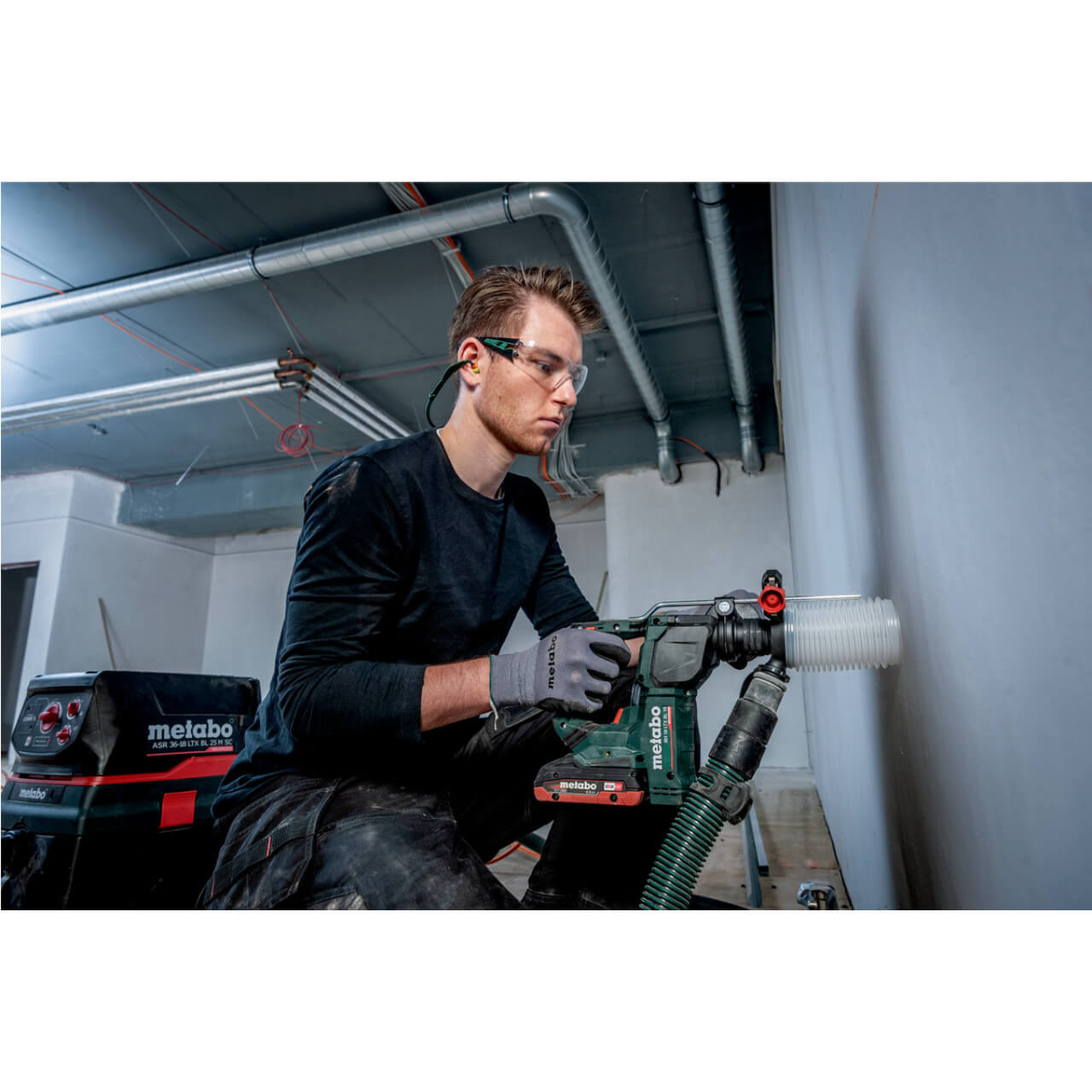Metabo ESA SDS Plus Dust Extraction System (Suitable for use with all new Metabo SDS-plus hammers)