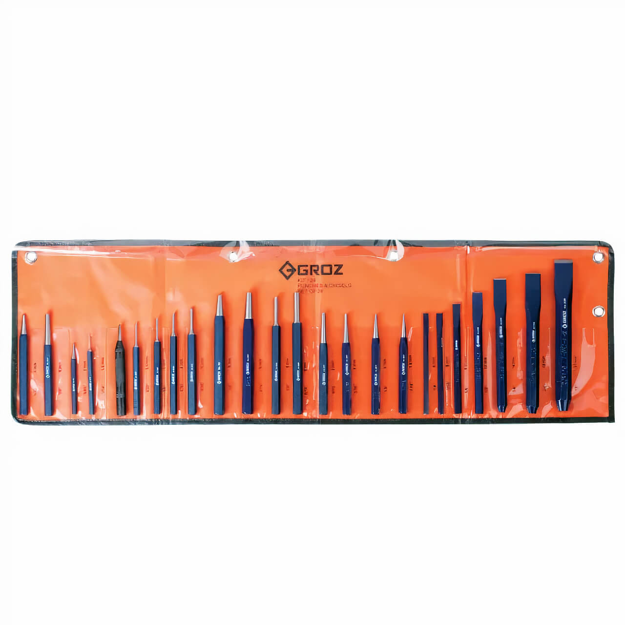 Groz KIT/24/ST Punch & Cold Chisel Set 24pce