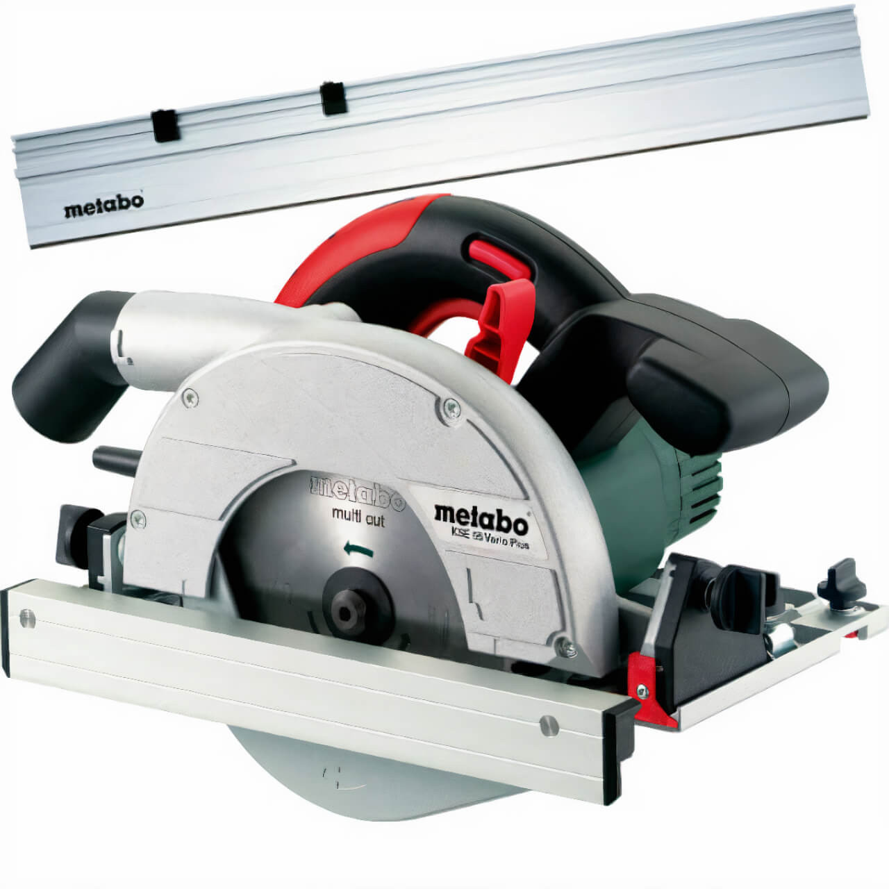 Metabo KSE 55 Vario Plus & Rail Plunge Cut Circular Saw 1200W 160mm x 20mm TCT Blade