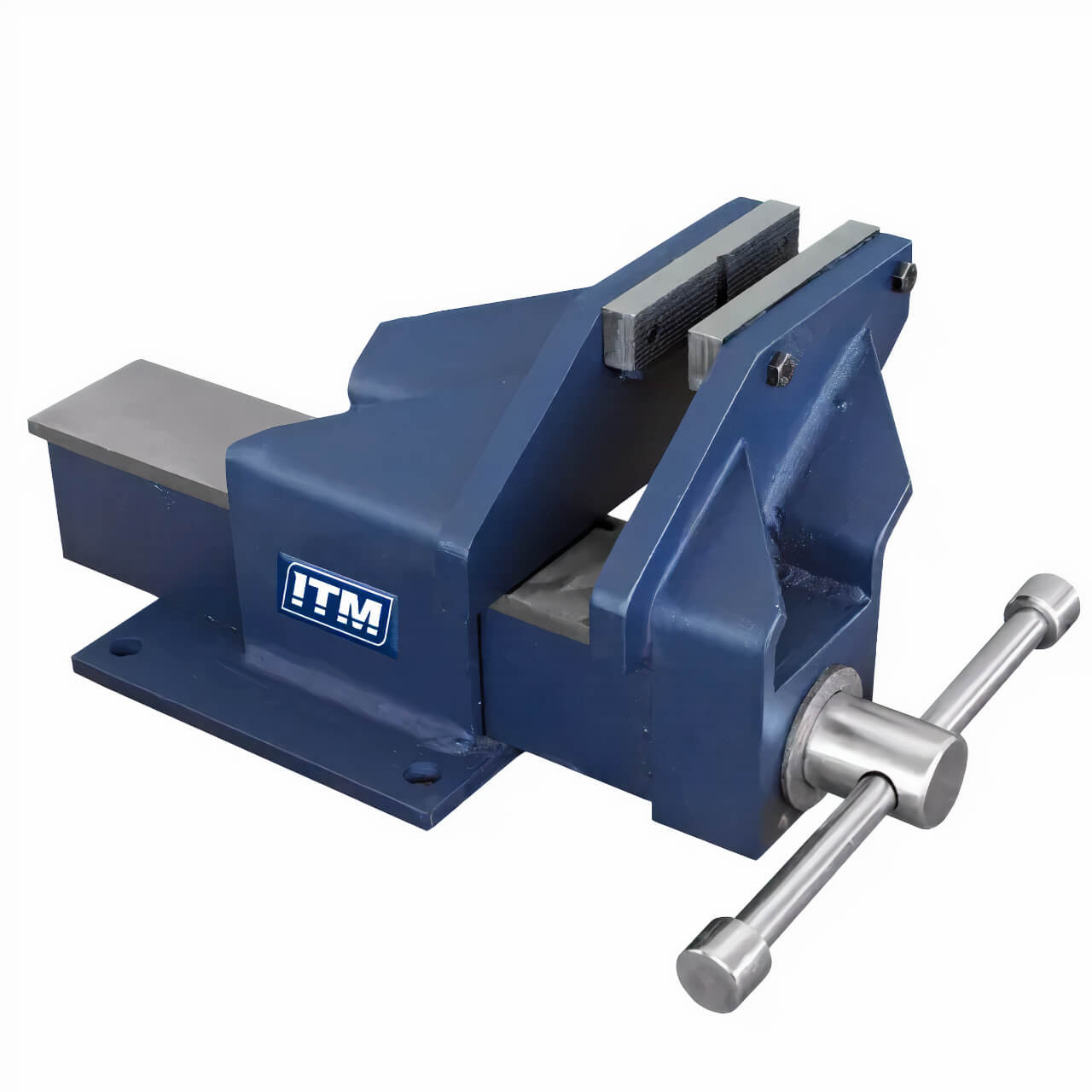 Trademaster Fabricated Steel Bench Vice Offset Jaw 150mm