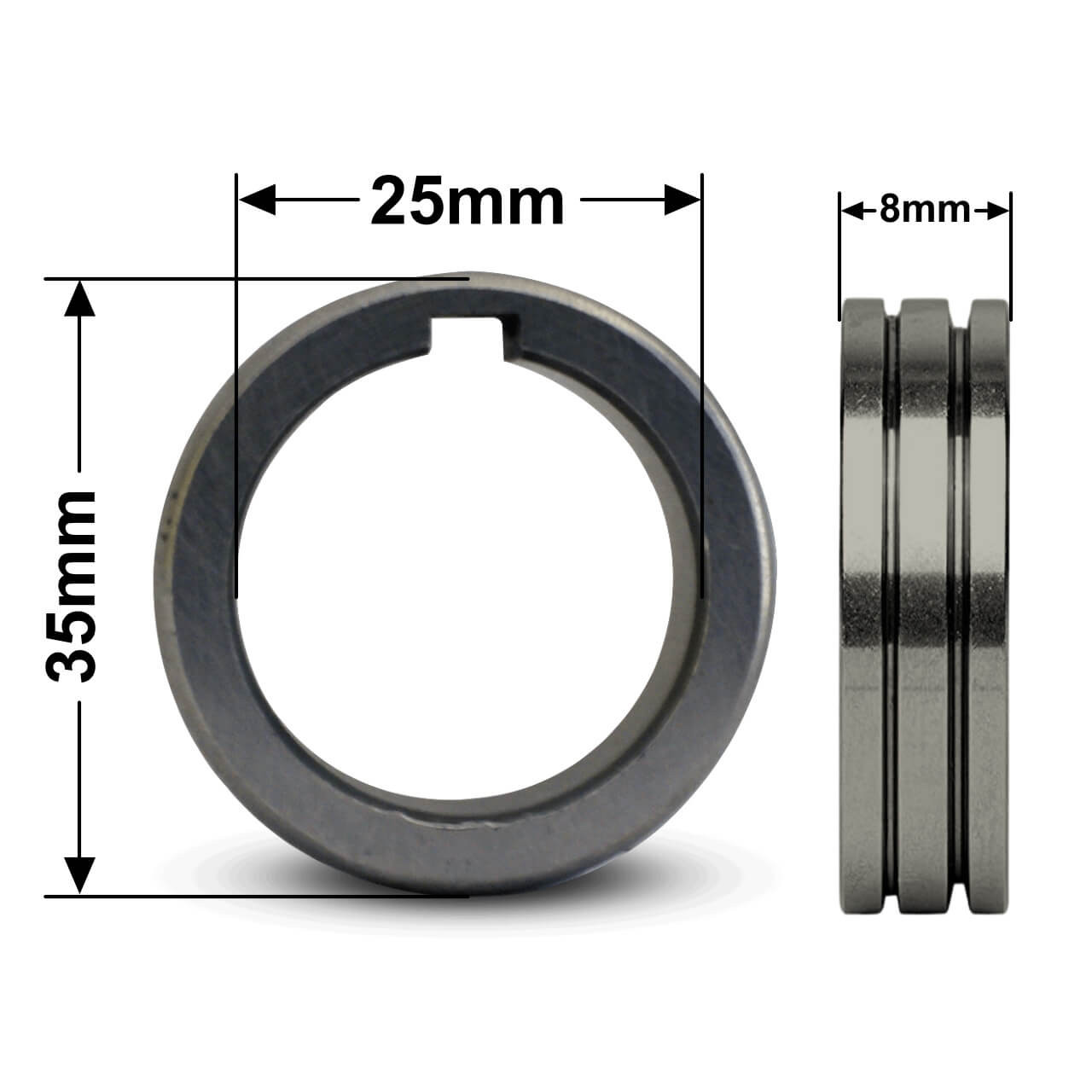 Band 35/25 0.9/1.2mm Knurled Drive Roller