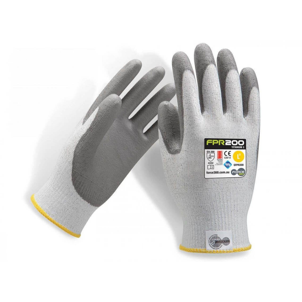 Force360 Titanium 3 Cut 3 PU Glove