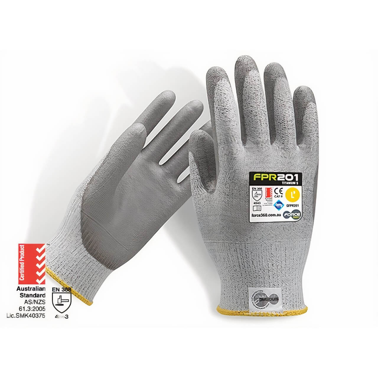 Force360 Titanium 5 Cut 5 PU Glove