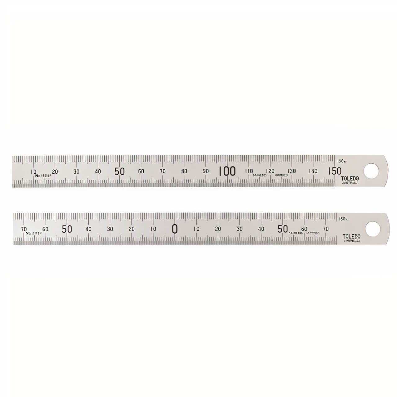 Toledo 150mm Stainless Steel Double Sided Rule Metric