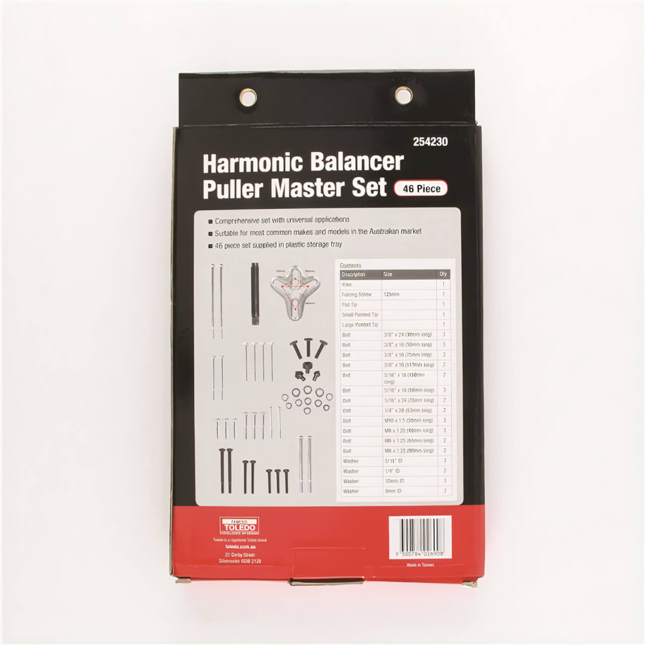 Toledo Harmonic Balancer Puller Set 46pce