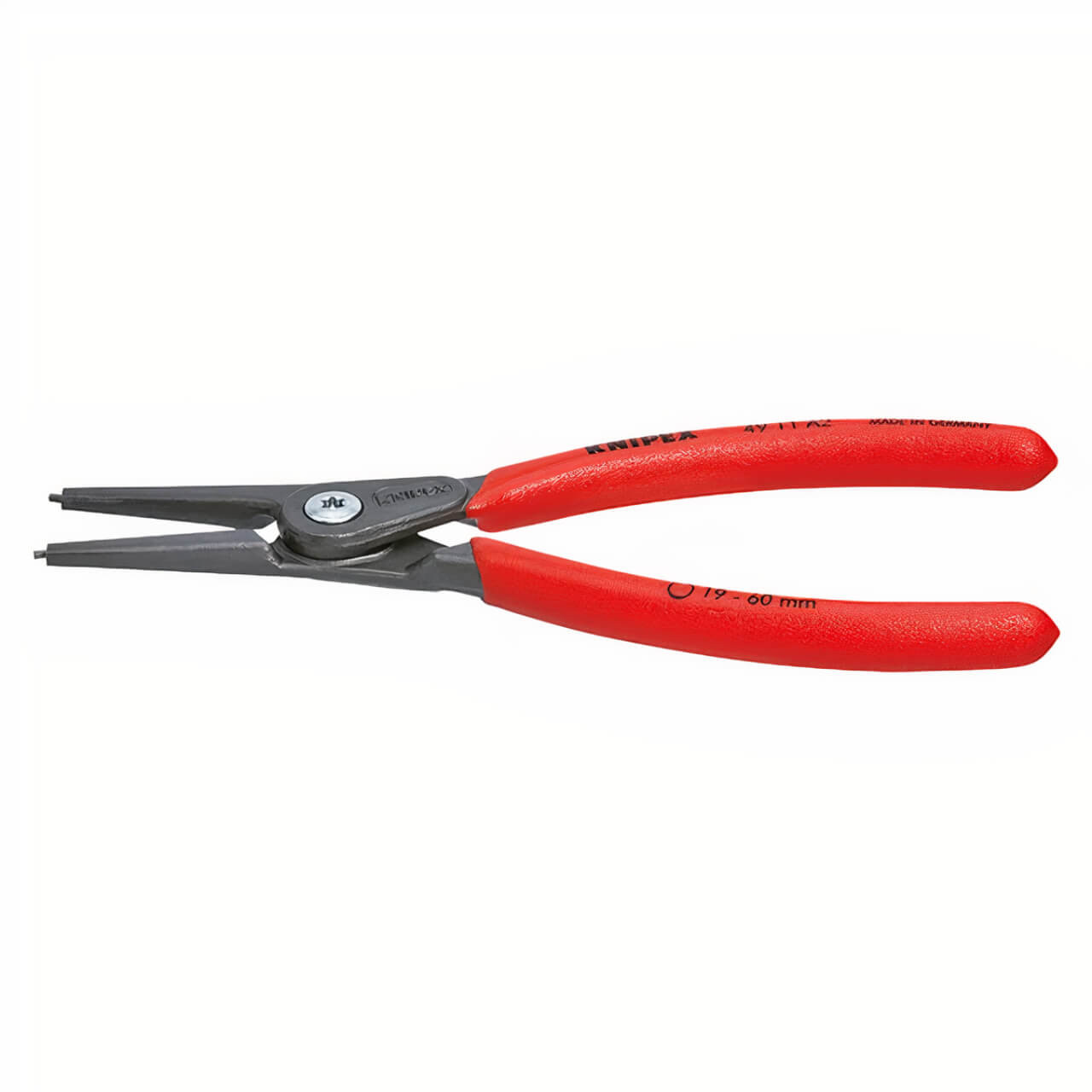 Knipex 140mm Straight Tip 10-25mm Precision External Circlip Pliers