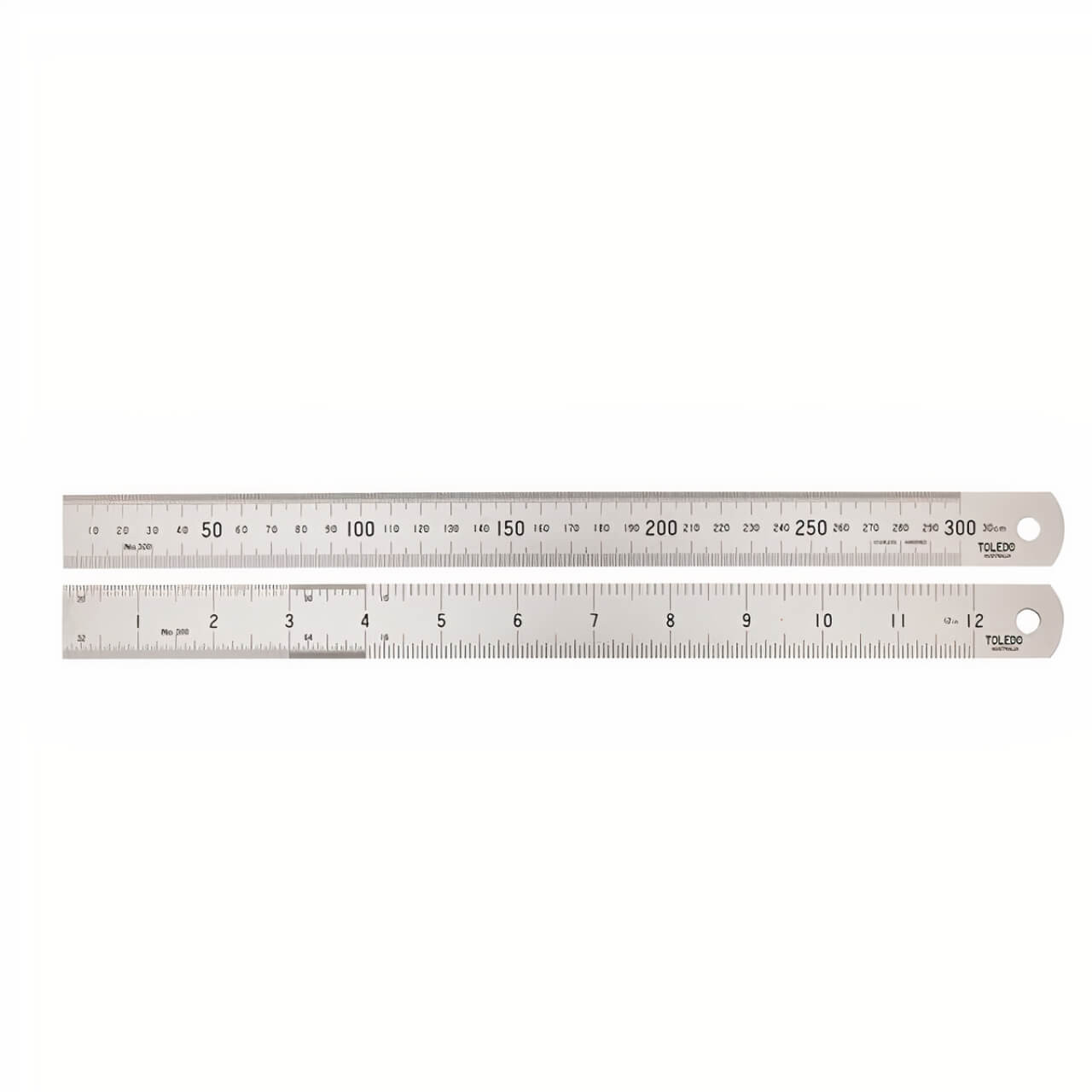 Toledo 600mm/24” Stainless Steel Double Sided Rule Metric & Imperial