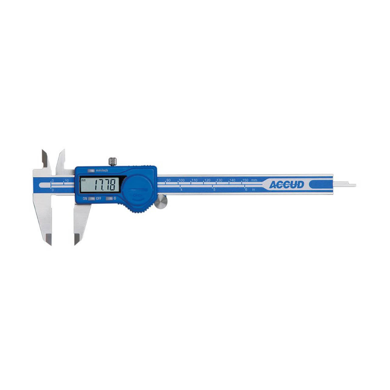 Accud 0-300mm/0-12” Dual Scale Digital Caliper