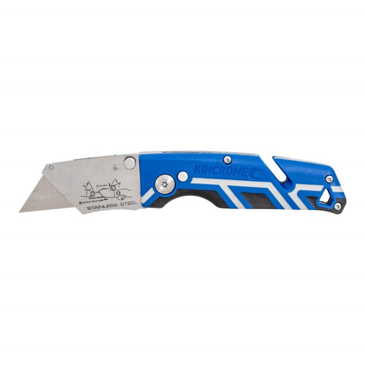Kincrome Folding Utility Knife Triple Grip Handle