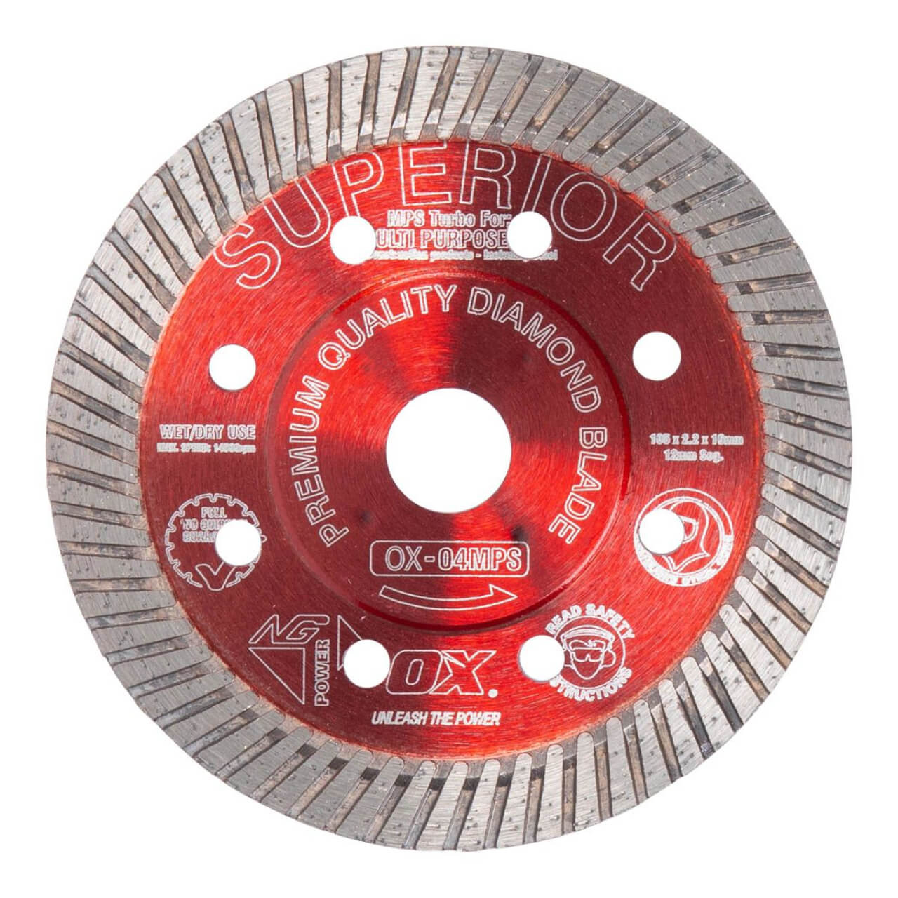 OX Professional MPS 4” Turbo Diamond Blade