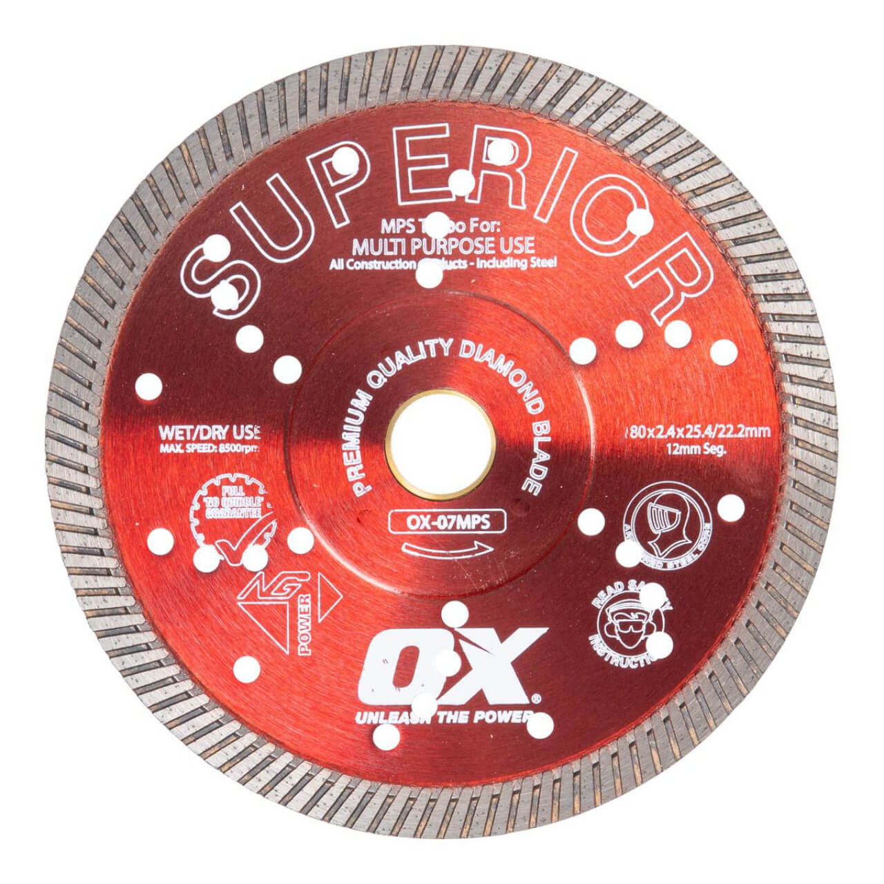 OX Professional MPS 7” Turbo Diamond Blade