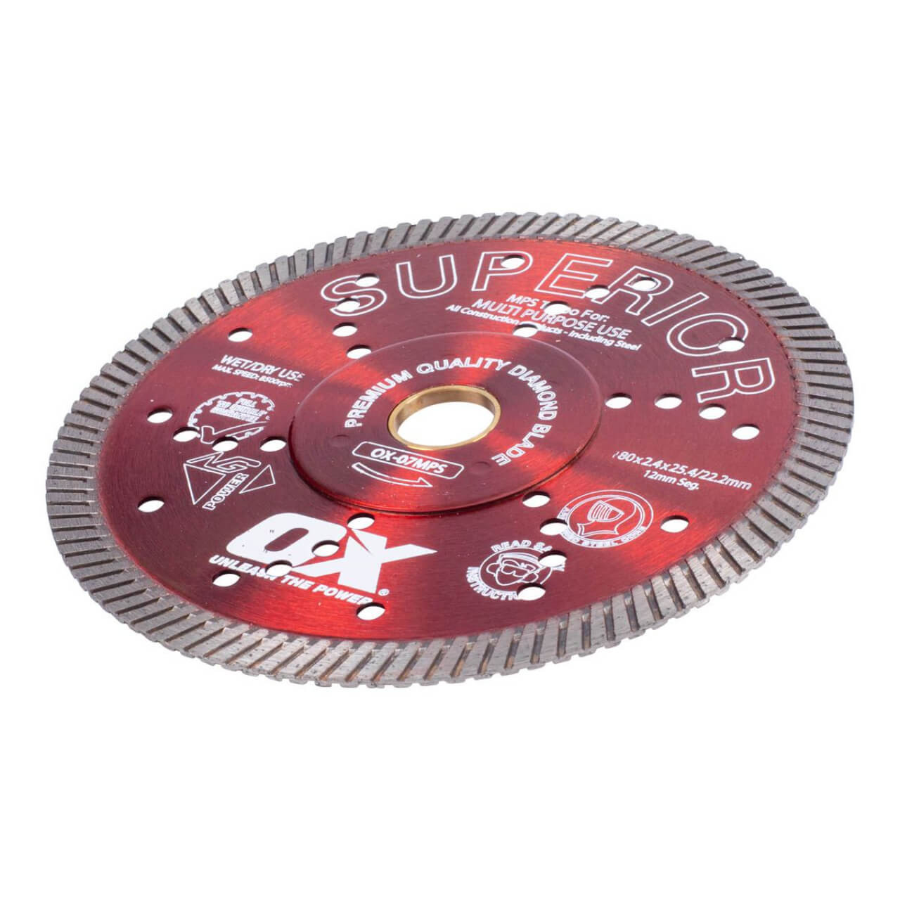 OX Professional MPS 7” Turbo Diamond Blade