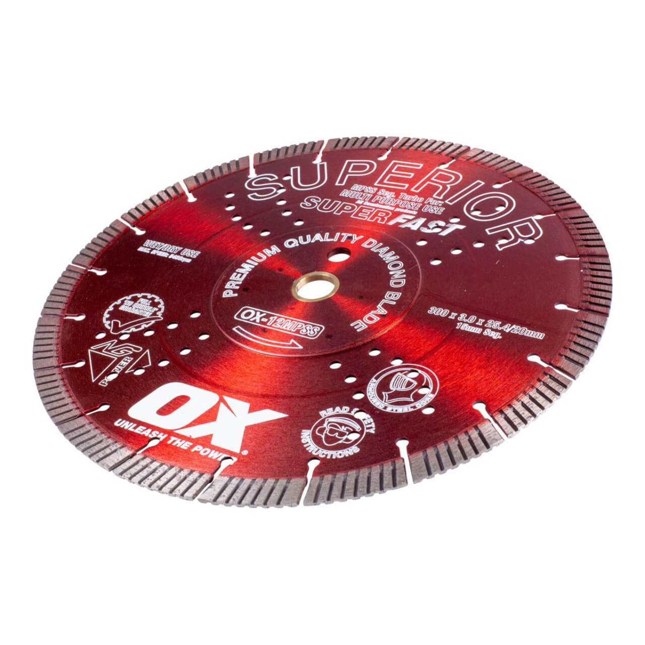 OX Professional MPSS 12” Superfast Seg. Turbo Diamond Blade