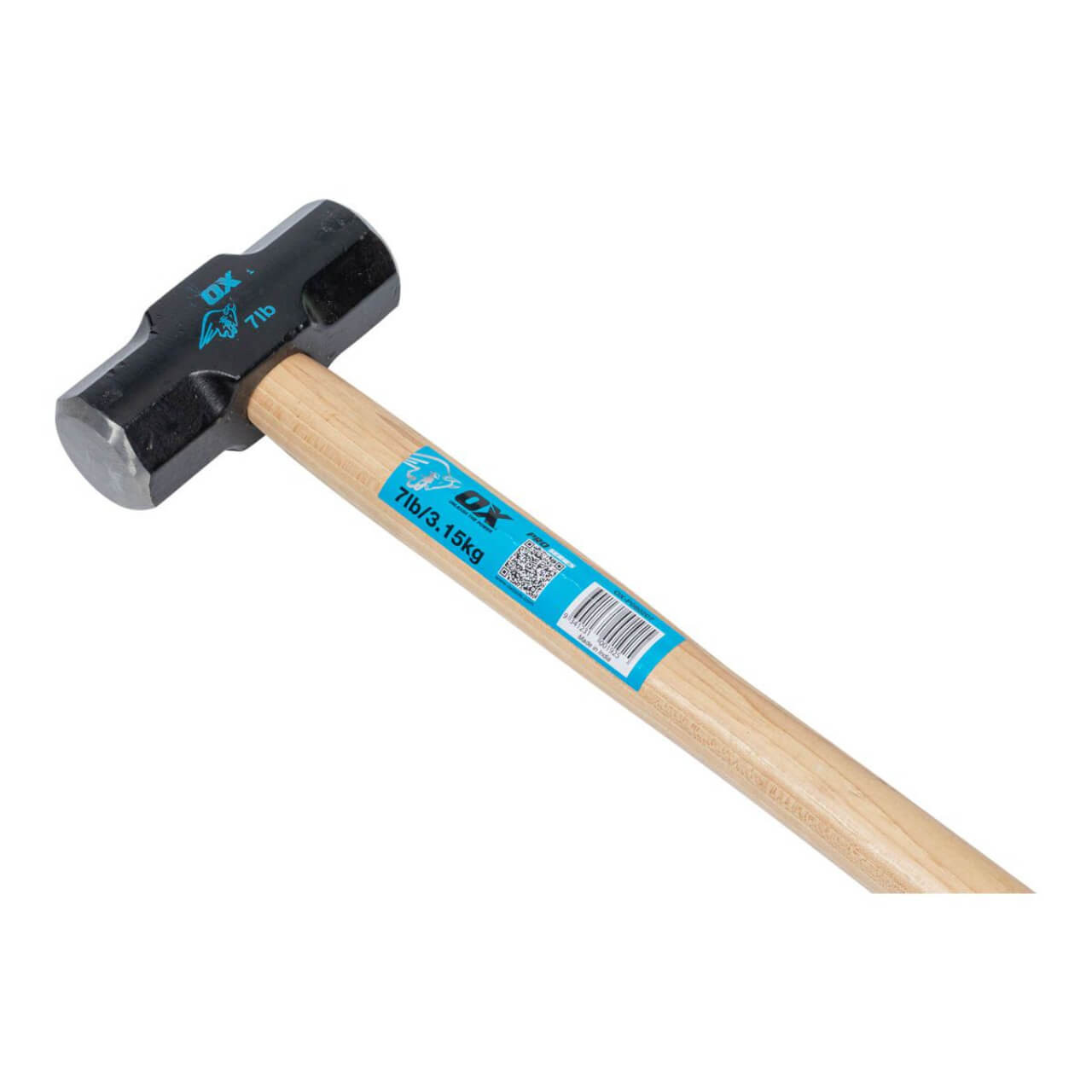 OX Pro Sledge Hammer. Hickory Handle - 7lb / 3.2kgs