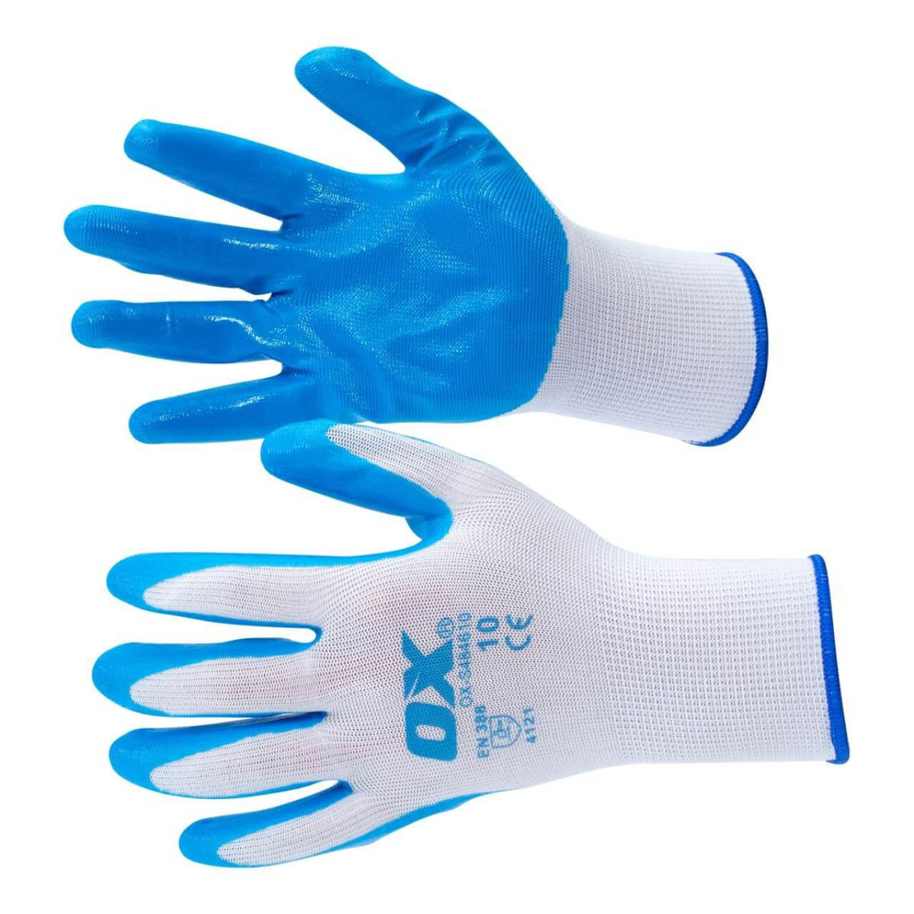 OX Polyester Lined Nitrile Glove - 5 pack