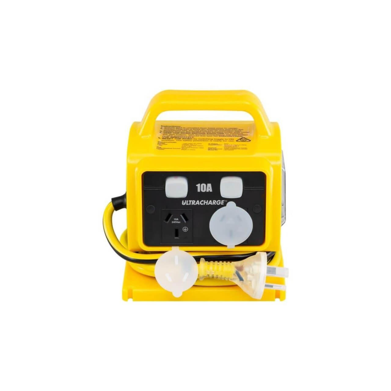 Ultracharge 10A 4 Outlet RCD Safety Power Block