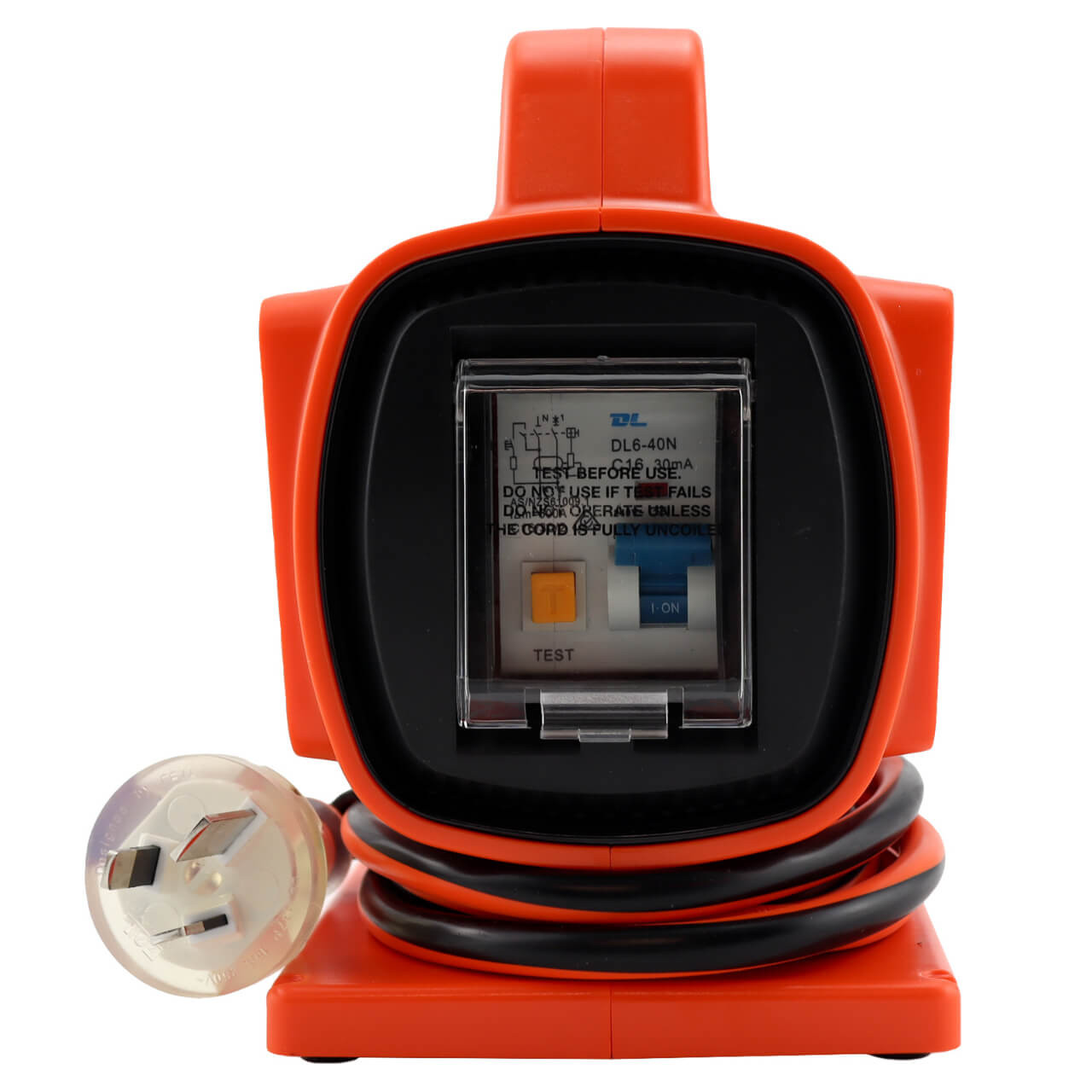 Ultracharge 15A 4 Outlet RCD Safety Power Block 15A Plug
