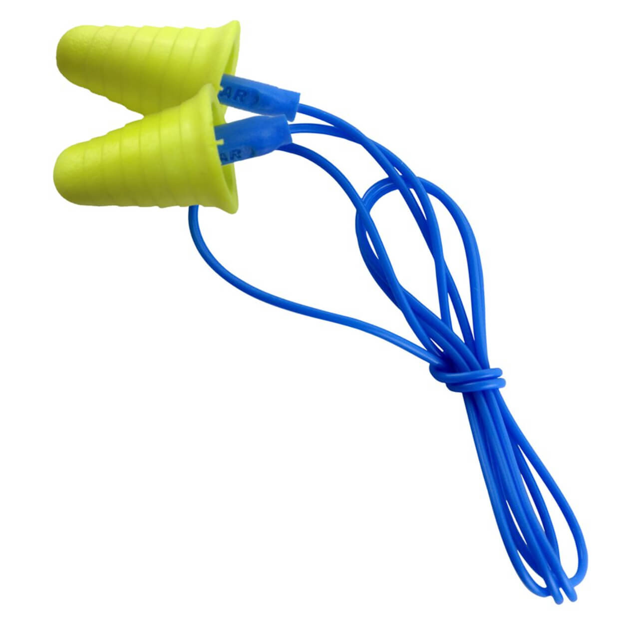 3M E-A-R Push-Ins With Grip Rings Corded Earplugs Poly Bag 200box