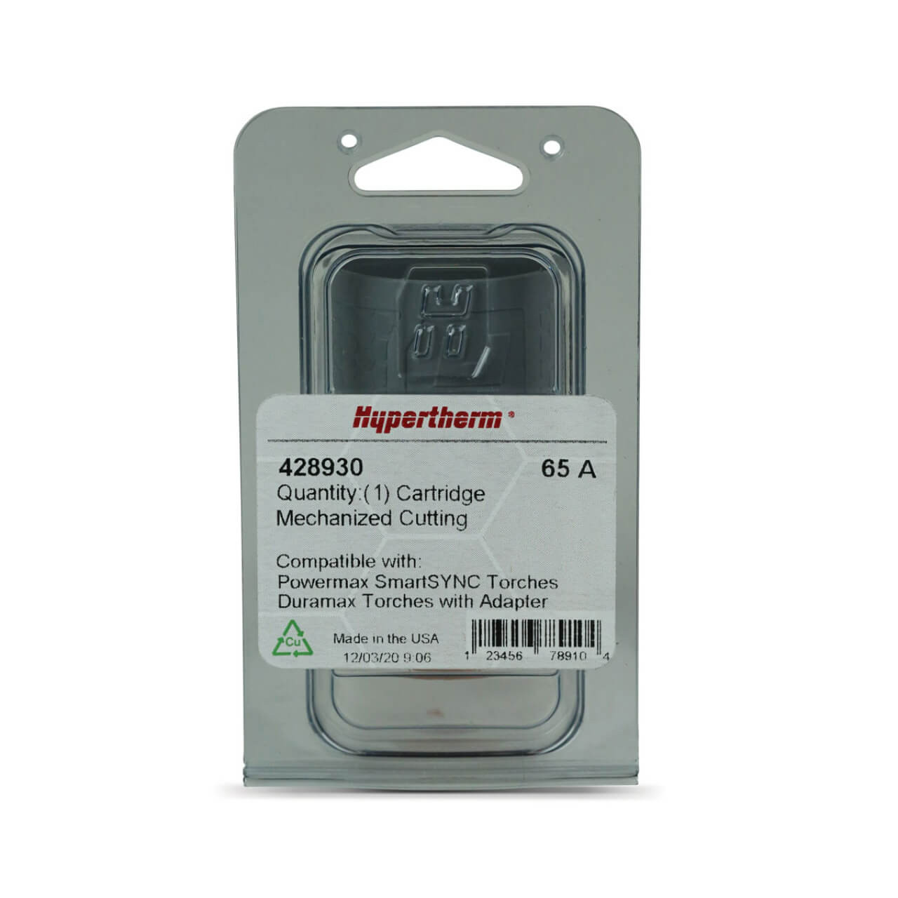 Hypertherm SmartSYNC Cartridge 65A Mechanized Cutting