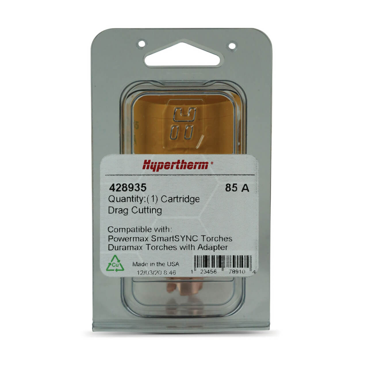 Hypertherm SmartSYNC Cartridge 85 A Drag Cutting