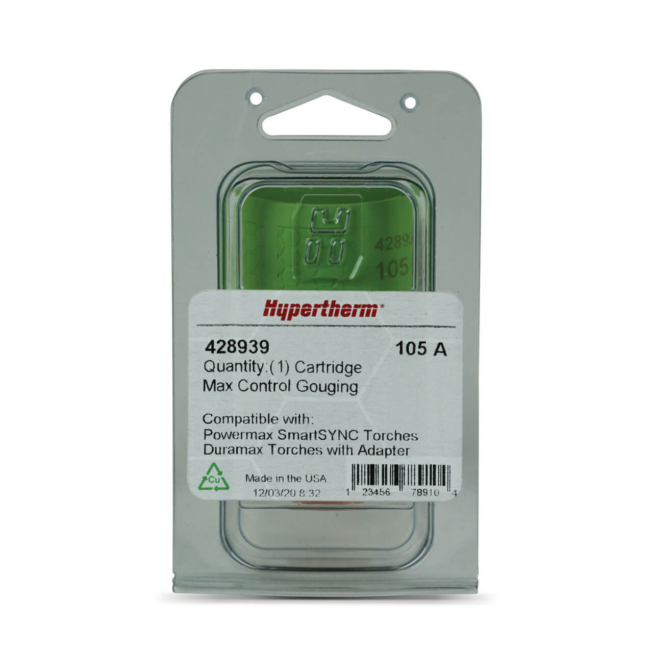 Hypertherm SmartSYNC Cartridge 105A Max Control Gouging Hypertherm SmartSYNC Cartridge 105A Max Control Gouging