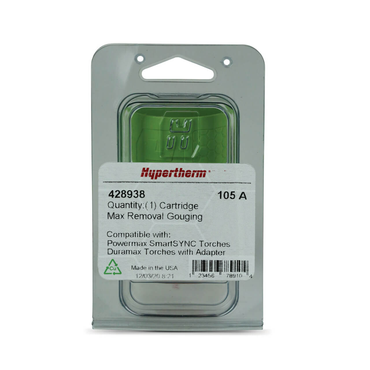 Hypertherm SmartSYNC Cartridge 105A Max Removal Gouging Hypertherm SmartSYNC Cartridge 105A Max Removal Gouging