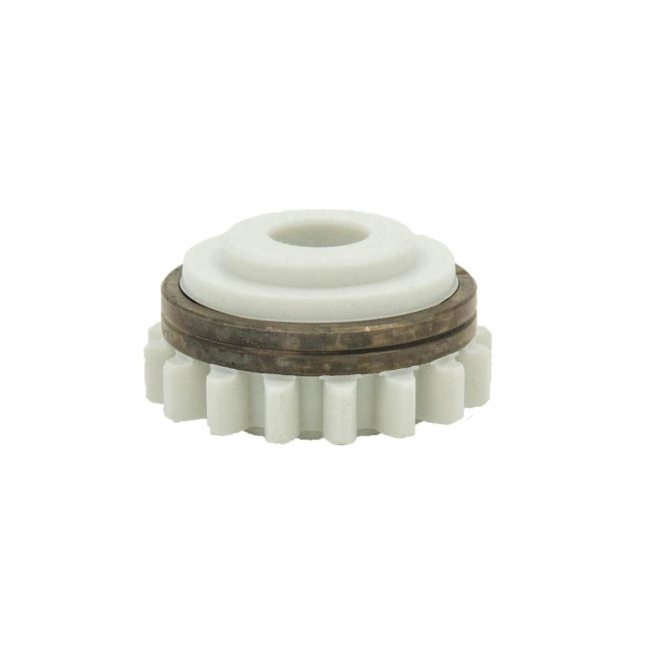 Kemppi 0.8-0.9mm V100° Steel Lower Drive Roller KFM2/4 White