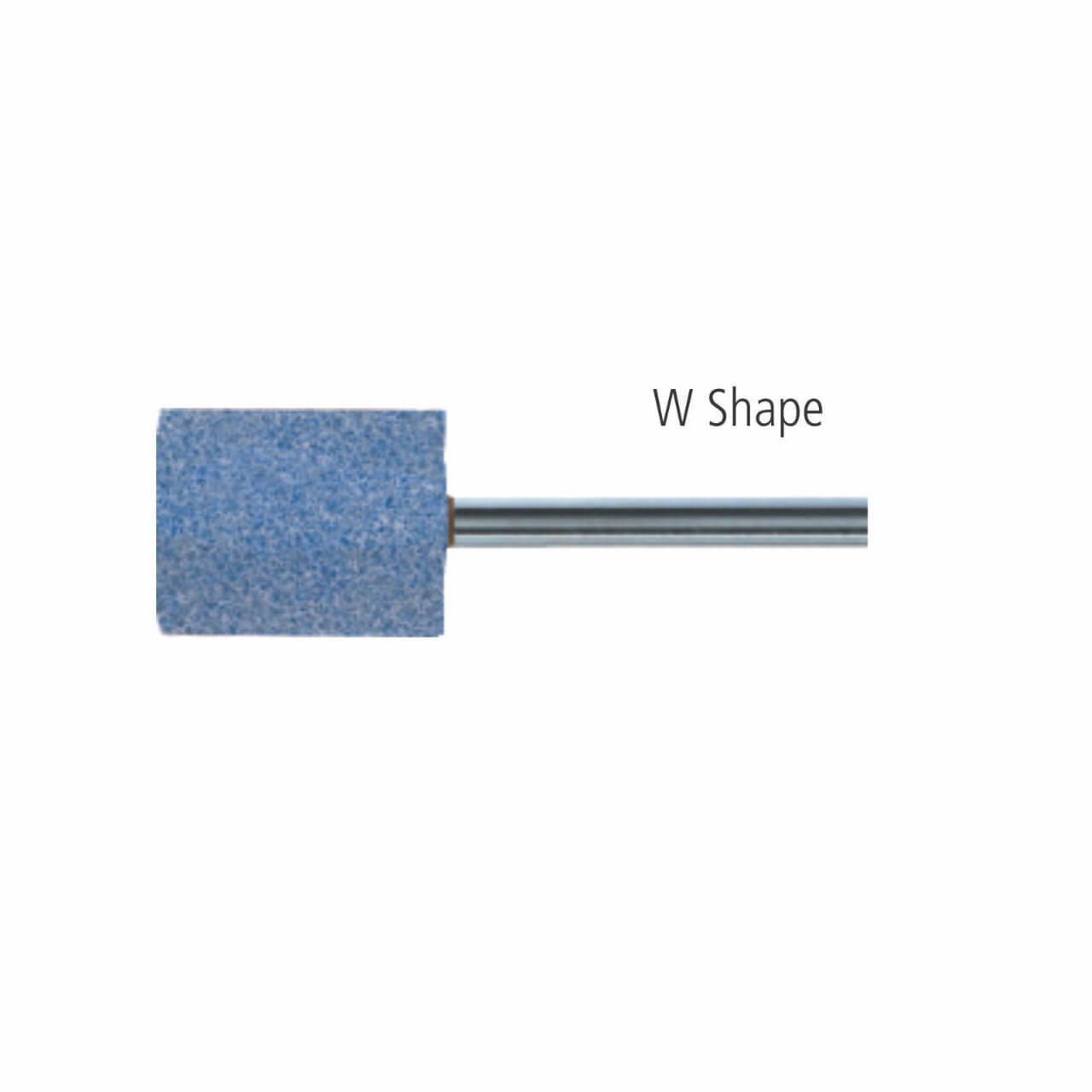Pferd Mounted Point 6.3mm Shank Ceremic Blue W220 J Hardness
