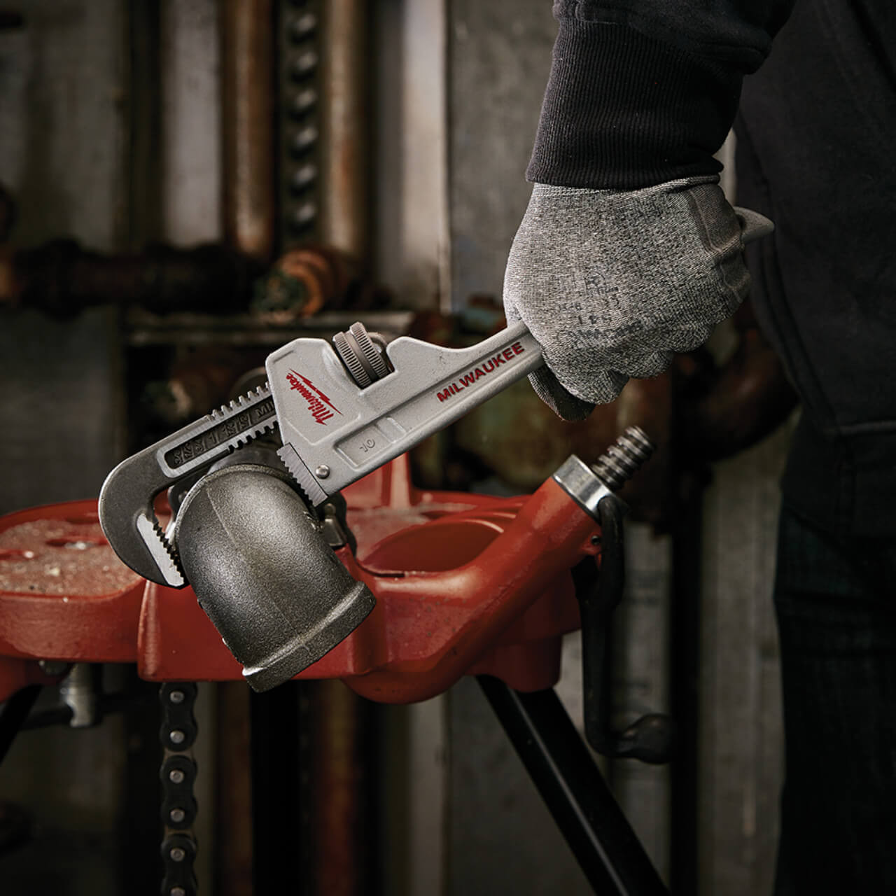 Milwaukee 254mm Aluminium Pipe Wrench