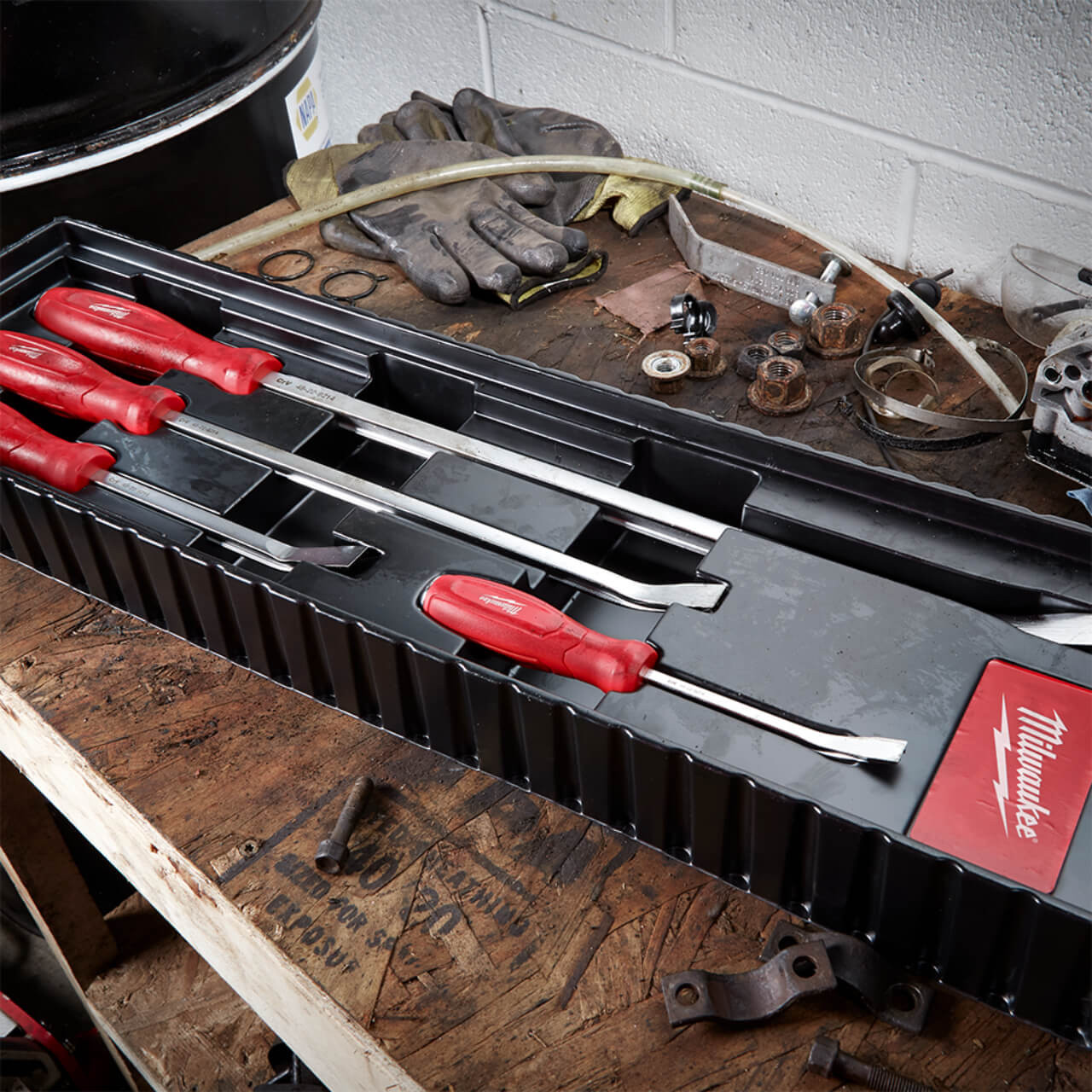 Milwaukee Pry Bar Set 4pce