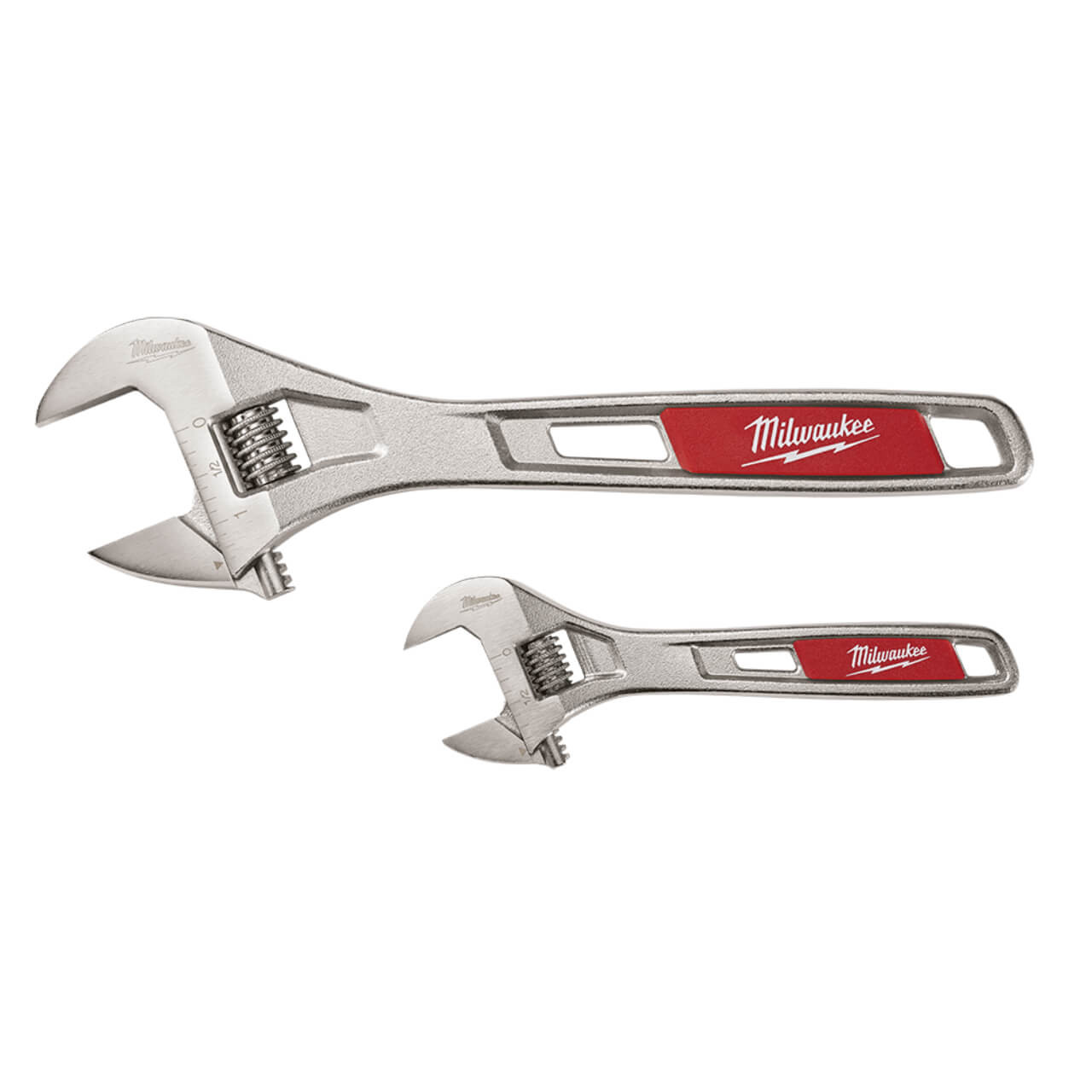 Milwaukee 254mm & 152mm Adjustable Wrench Set 2pce