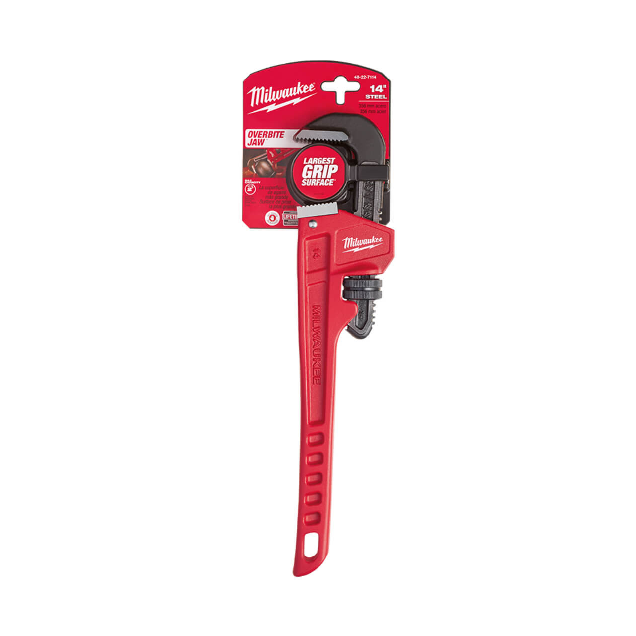 Milwaukee 355mm Steel Pipe Wrench Milwaukee 355mm Steel Pipe Wrench